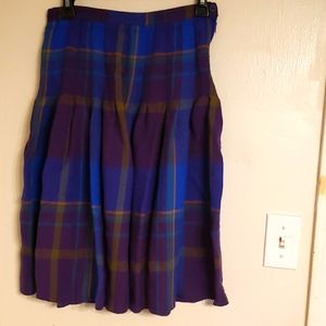 Fundamental Things  Pleated Wool Blend Skirt